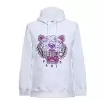 pull-over kenzo homme multicolore hoodie tiger broderie